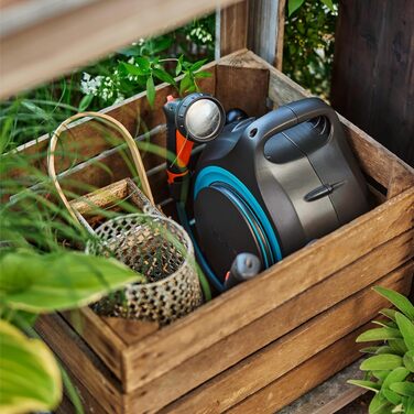 Gardena Mobile Schlauchbox MoveMatic: Автоматична мобільна система для зберігання садового шланга 18690-20