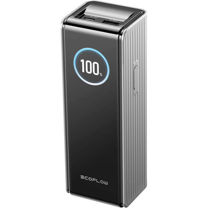 EcoFlow Rapid Powerbank 25000 mAh 170W: портативний зарядний пристрій з вбудованим кабелем, USB-C 100W, для iPhone, Samsung, MacBook та іншого