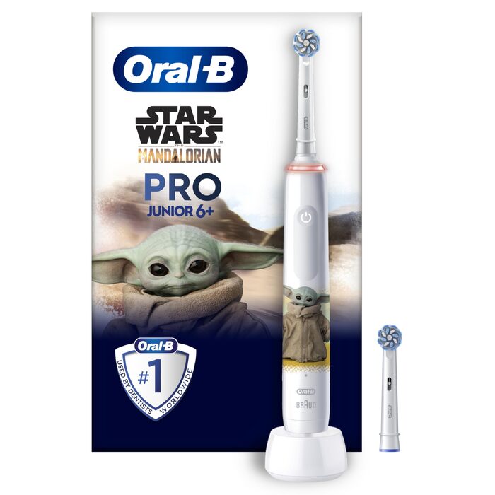Електрична зубна щітка для дітей Oral-B Pro Junior, біла
