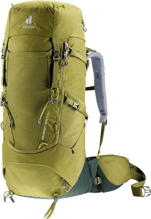 Туристичний рюкзак Deuter Aircontact Core 40+10 л, зелений, модель 2024, для трекінгу