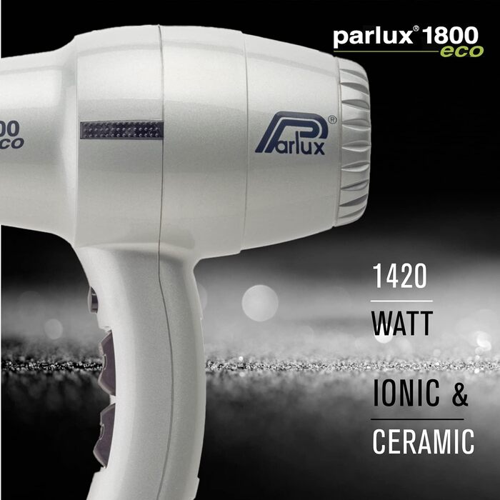 Фен професійний Parlux 1800 сріблястий для волосся