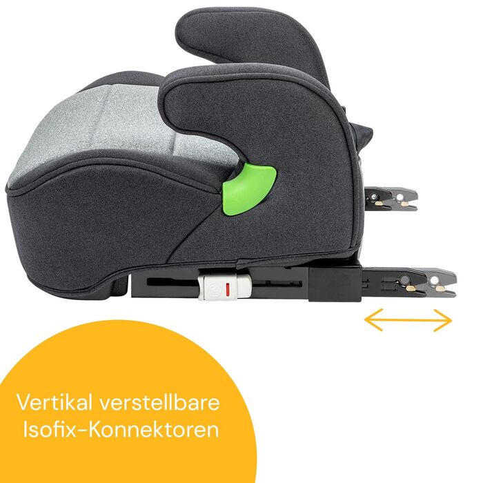 Автокрісло Osann Lux Isofix (126-150 см) Universe Grey i-Size - Підвищення з Isofix, зручне та безпечне для дітей