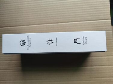 Бездротовий міні-випрямляч для волосся SUNMAY Voga Mini 2-в-1: випрямляч і плойка, USB-зарядка, акумулятор 5000 мА·год, 3 температури, для подорожей, білий