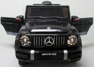 Дитячий електромобіль Mercedes G63 з шкіряним сидінням та пультом керування