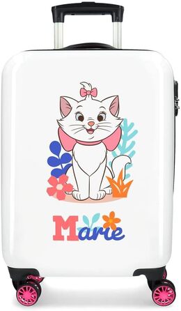 Дитяча валіза Disney Aristocats, жорсткий пластик, 38x55x20 см, 34 л, 2 кг, 4 колеса, комбінований замок, різнокольорова