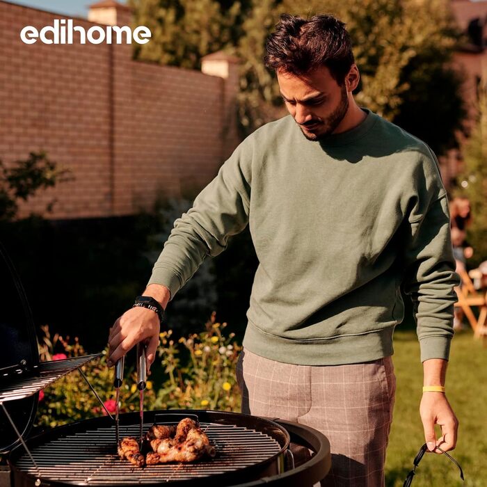 Професійний набір для гриля Edihome 25 предметів, аксесуари з нержавіючої сталі, подарунок для чоловіків, у кейсі