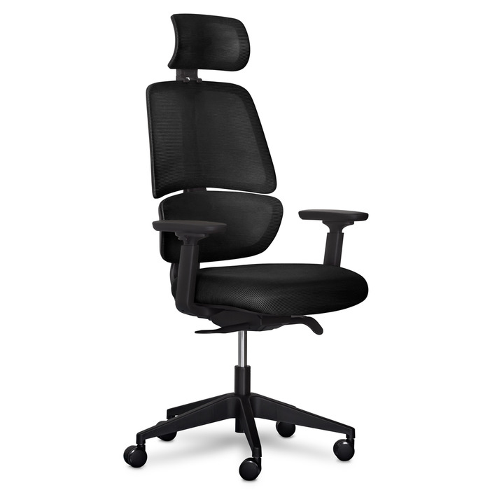 Крісло Mealux Leo Air Plus Black (арт.Y-546 KB)