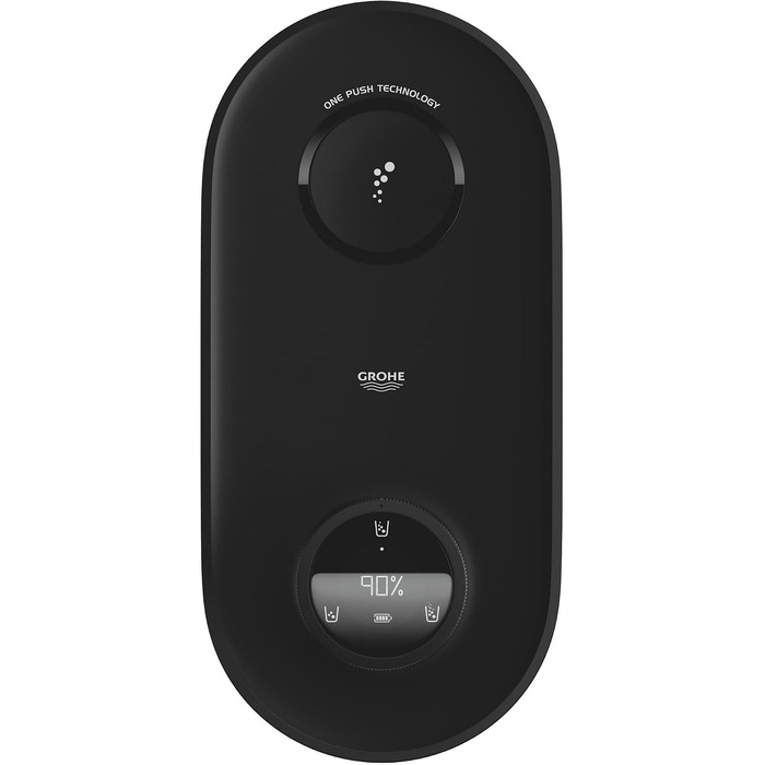 Сифон для газування води GROHE Blue Fizz Starter Set, чорний (3 рівні газування, пляшка 0.85л, порошок для очищення), 31943K00