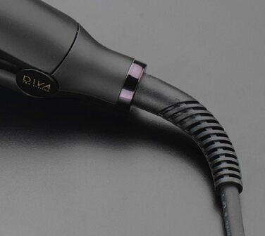 Професійний керамічний випрямляч для волосся Diva Pro Styling, цифровий, автоматичне вимкнення, 3 м кабель, чорний