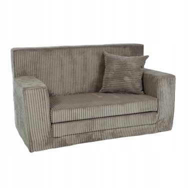 Диван Fortisline Rosalia 83 x 112 см, вельвет, коричневий