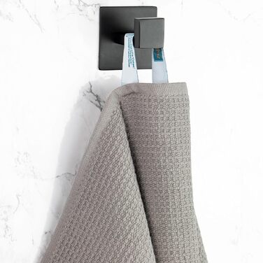 Набір рушників ZOLLNER 6 шт. вафельне піке, 100% бавовна, 50x70 см, сірі
