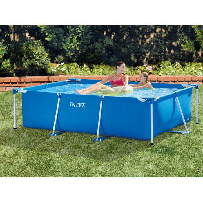 Каркасний прямокутний басейн Intex 220 x 150 см