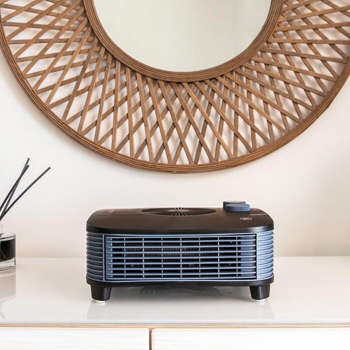 Електричний обігрівач Cecotec ReadyWarm Force, 2000W, чорний. Регульований термостат, 2 режими потужності, 3 режими роботи, зона покриття до 20м²