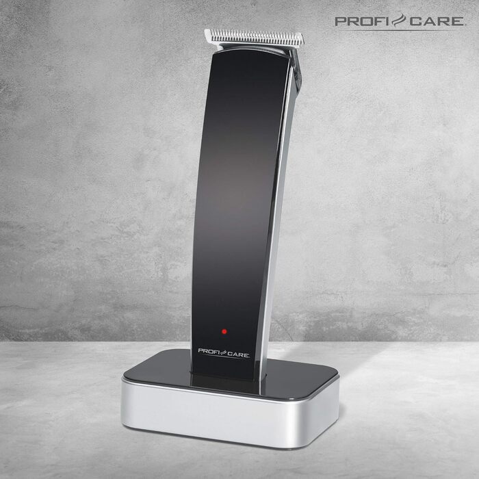 Машинка для стрижки волосся та бороди ProfiCare PC-HSM/R 3051, нержавіюча сталь, 5 довжин, чорна/срібляста, Direct Drive