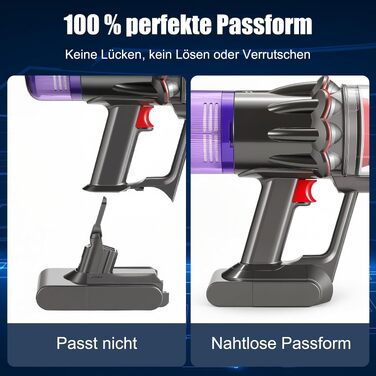 Акумулятор Dyson V11/V15: Сумісний акумулятор для пилососів Dyson V11C (кнопка), V15 SV15 SV16 SV22 SV28
