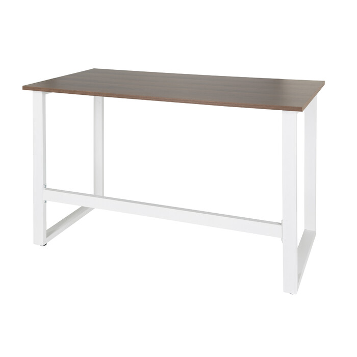Письмовий стіл / Комп'ютерний стіл WORKSPACE LIGHT I 120 x 60 см, горіх / білий, hjh OFFICE