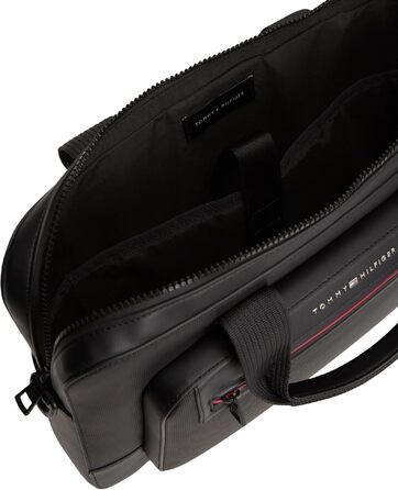 Сумка для ноутбука Tommy Hilfiger Th Foundation Computer Bag BDS, чорна, універсальний розмір