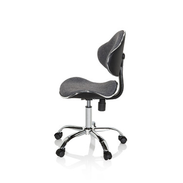 Дитячий письмовий стілець / дитяче крісло KIDDY GTI-3 тканина сірий hjh OFFICE