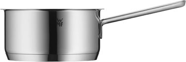 Каструля WMF Aparto 16 см без кришки, 1,4 л, індукційна, з полірованої нержавіючої сталі Cromargan, без покриття, підходить як молочний сотейник