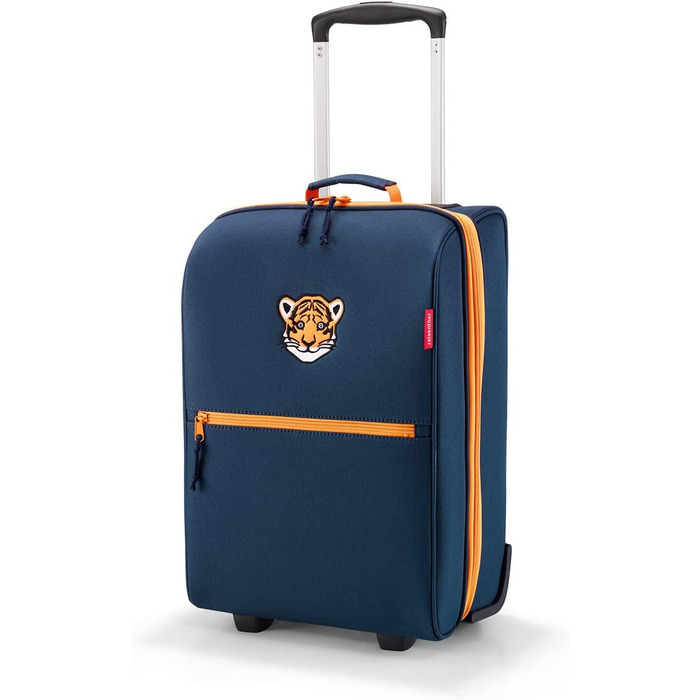 Дитячий валізка на колесах reisenthel Trolley XS Tiger Navy, синя, малюнок тигра