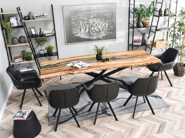 Стілець Mebel-Partner, штучна шкіра, чорний, 1 шт.