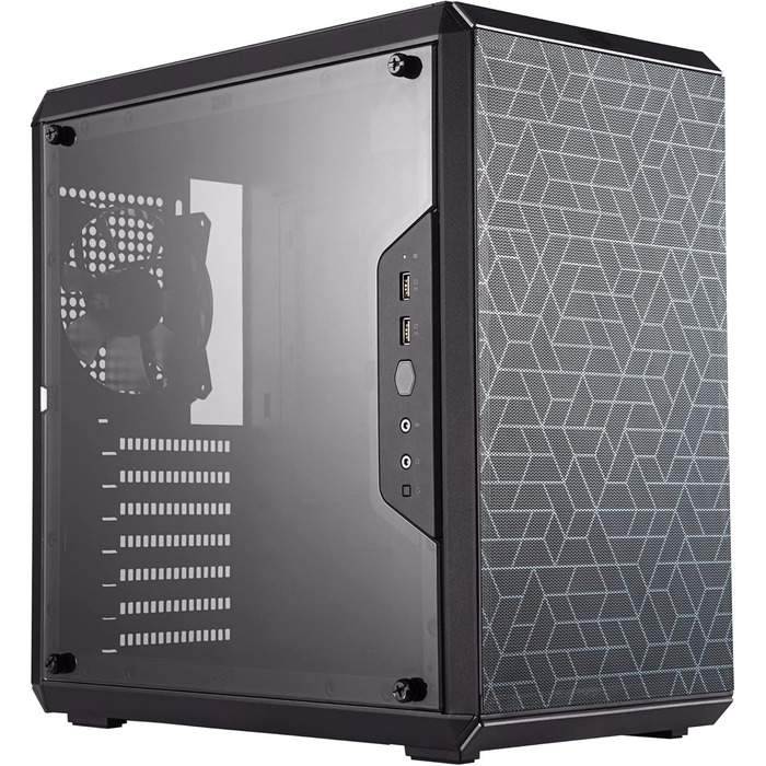 Корпус Cooler Master MasterBox Q500L ATX Mini Tower з прозорою бічною панеллю, організацією кабелів і багатьма варіантами охолодження