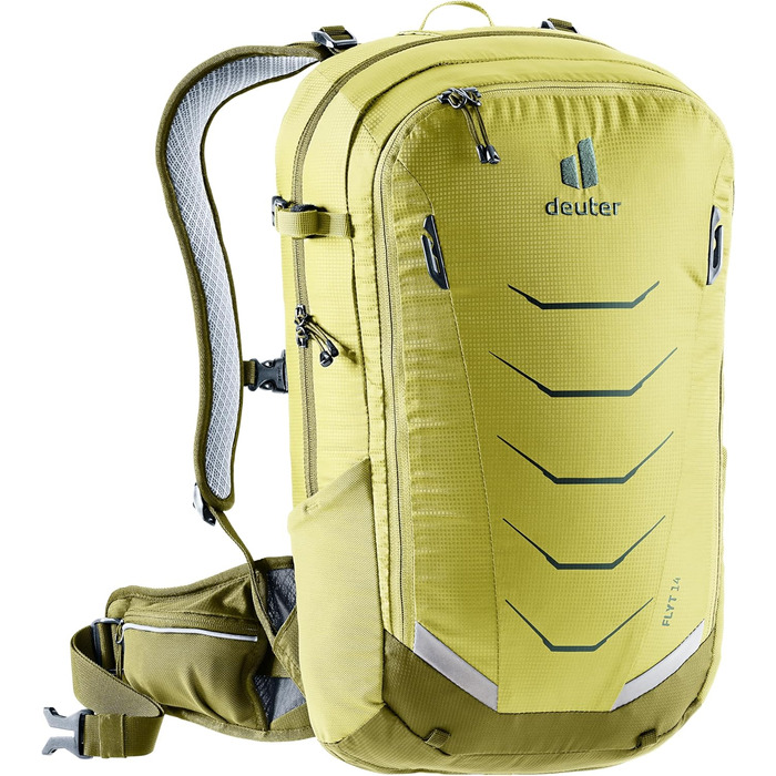 Велорюкзак з протектором Deuter Flyt 14, 14 л, Sprout-cactus