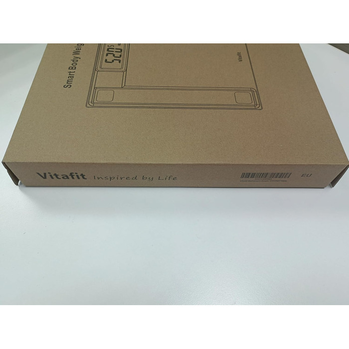 Смарт-вага Vitafit 250 кг з Bluetooth, вимірюванням ваги та ІМТ, синхронізацією з додатком, чорна, 8 мм загартоване скло, широка платформа