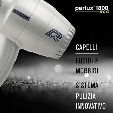 Фен професійний Parlux 1800 сріблястий для волосся