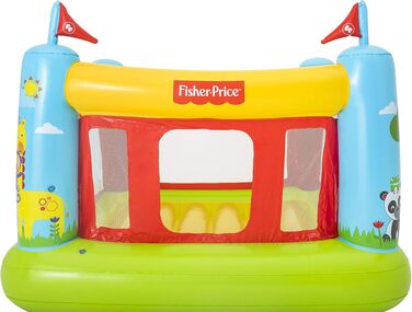 Надувний батут Bestway Fisher-Price Bouncetastic 175x173x135 см для дітей