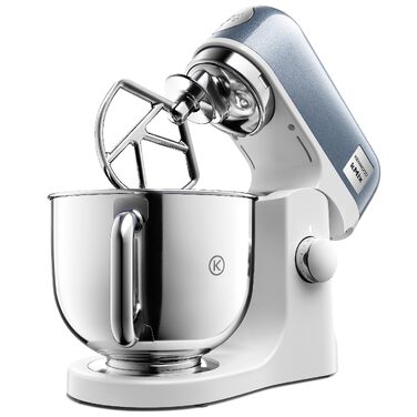 Кухонна машина Kenwood kMix Editions KMX760BC, 1000 Вт, чаша з нержавіючої сталі 5 л, набір для кондитерів, синій металік