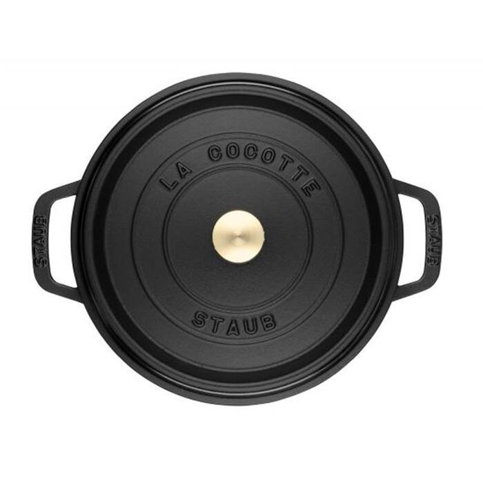 Кокотниця кругла 18 см, чорна Staub
