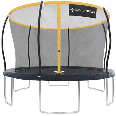 Батут SportPlus вуличний 305/366 см з захисною сіткою та рамою, до 150 кг, сертифікат GS - XL розмір