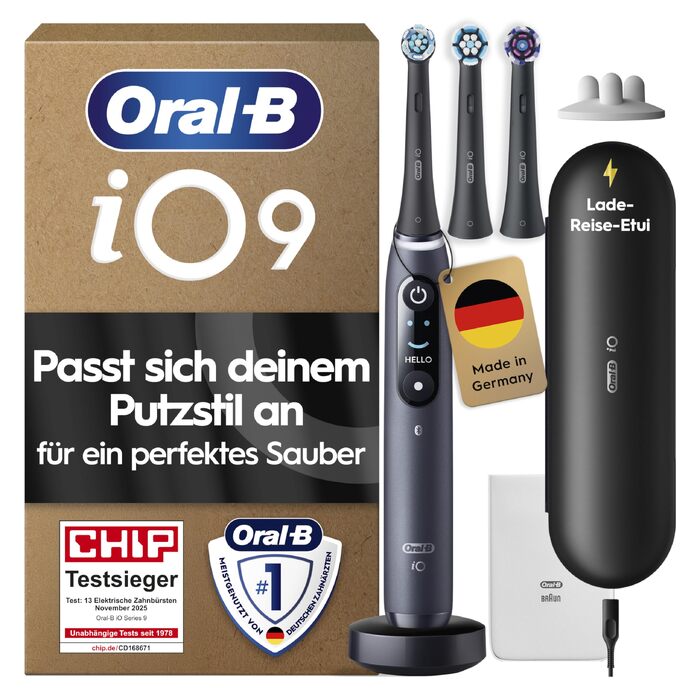 Електрична зубна щітка Oral-B iO Series 9, чорна