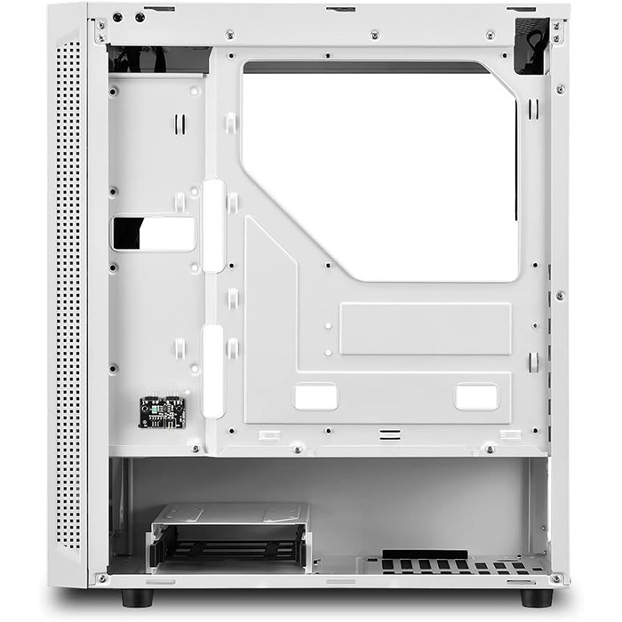 Корпус для ПК Sharkoon RGB Slider білий з підсвіткою, ATX, USB 3.0, скляна панель