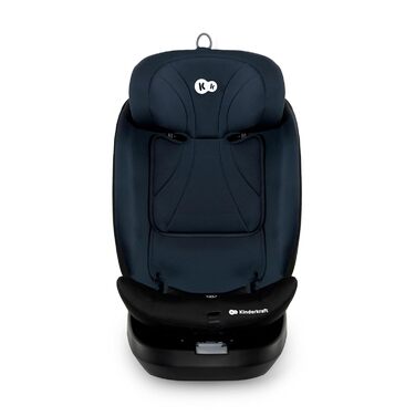 Дитяче автокрісло Kinderkraft I-GROW 0-36 кг, I-SIZE 40-150 см, 360° з обертанням, Isofix, FWF/RWF, регульована спинка та підголівник, графітово-чорний