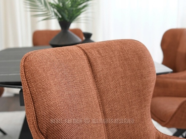 Стілець Mebel-Partner, тканина, помаранчевий, 1 шт.