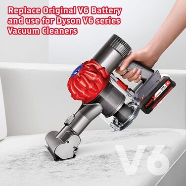 Адаптер EIN18V6 для пилососа Dyson V6, перехідник для акумулятора Einhell PXC 18V (без батареї), сумісний з моделями 4511396, 4511437, 4511437OVP