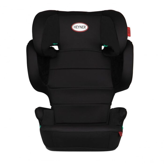 Автокрісло Heyner Kids i-Size складне, для дітей 3,5-12 років (100-150 см), чорне - з Isofix та без