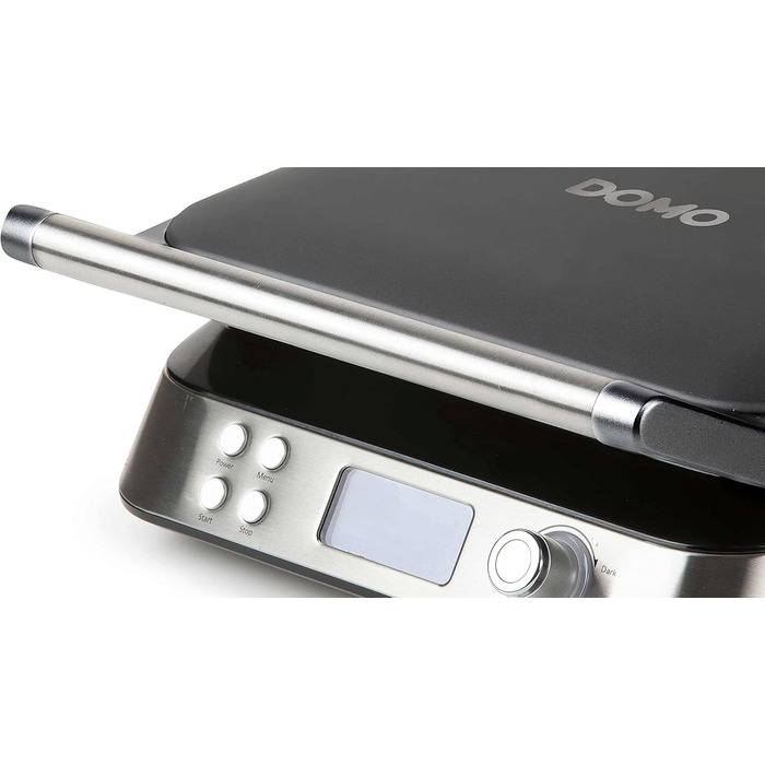 Вафельниця Domo Waffel Genius DO9219W, розумна, 2 вафлі, нержавіюча сталь
