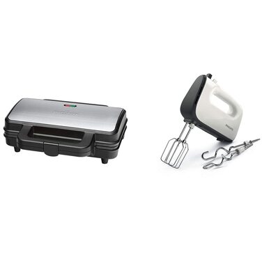 Електричний сендвічмейкер ProfiCook PC-ST 1092 для американських сендвічів XXL, антипригарне покриття, 900 Вт