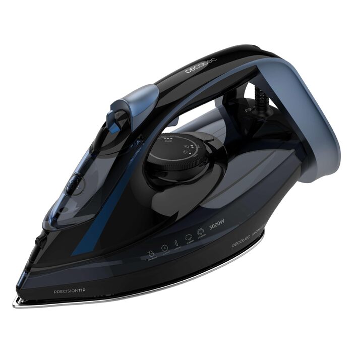 Паровий праска Cecotec IronHero H-3000 Ceramic, 3000 Вт, керамічна підошва XXL, потужний паровий удар 230 г/хв, резервуар 350 мл, система Cyclo Clean та Drip Block, автовимкнення