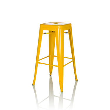 Барний стілець VANTAGGIO HIGH, металік жовтий, OFFICE