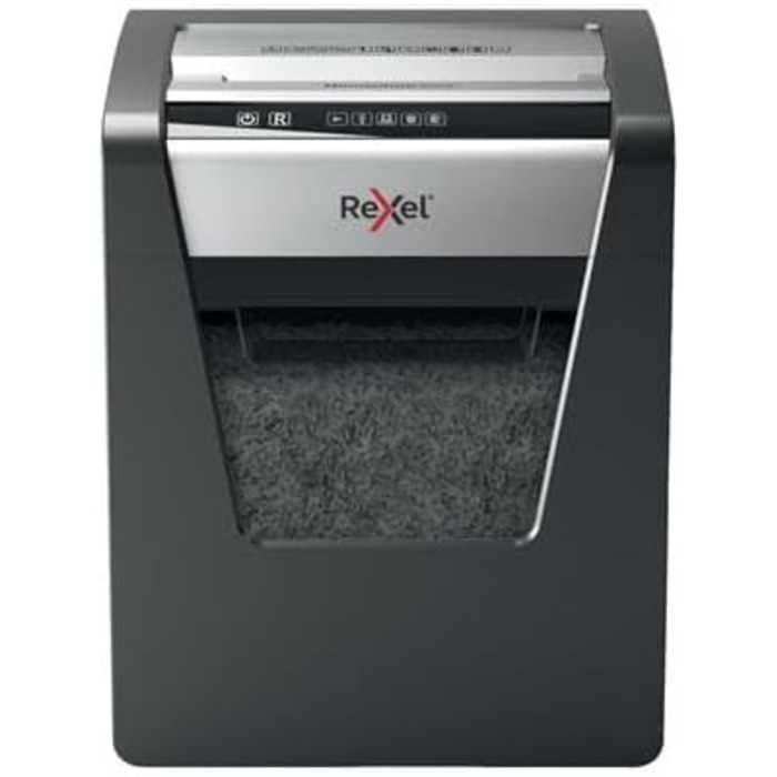 Шредер Rexel Momentum X308: безпечний знищення документів (P3), 15л контейнер, чорний