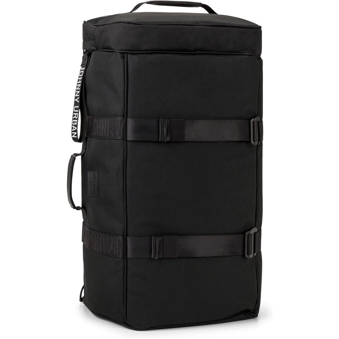 Рюкзак-дафл Johnny Urban Colin 2 в 1, 46 л, водостійкий, чорний, для подорожей та спорту, унісекс, еко-матеріал