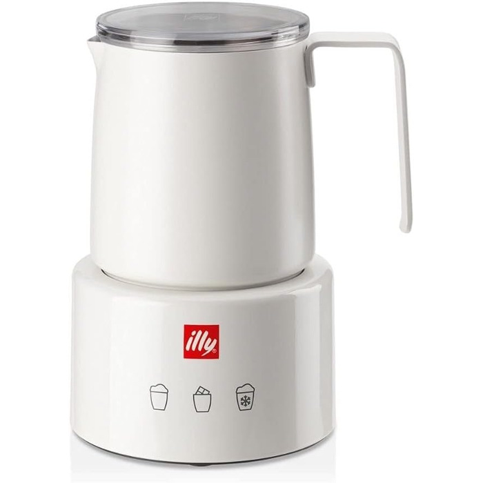 Кавова кружка illy 22984, 250 мл, нержавіюча сталь, біла