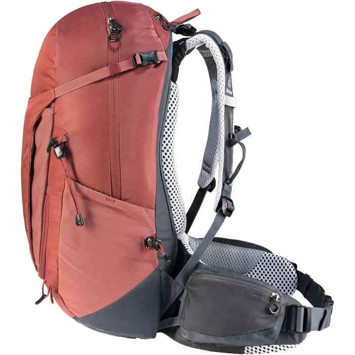 Жіночий туристичний рюкзак Deuter Trail Pro 30 SL, 30 л, червоно-графітовий