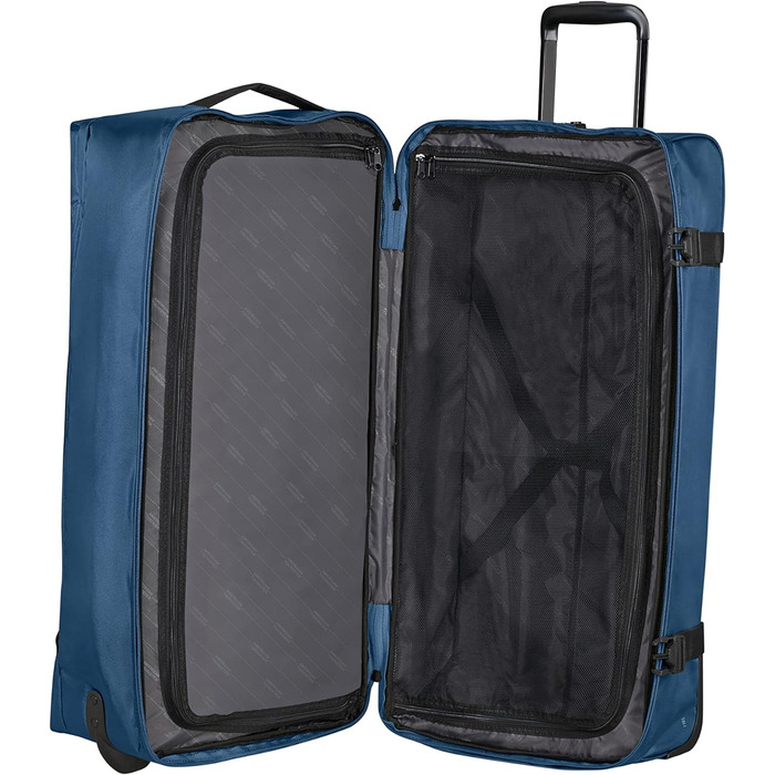 Валіза на 2 колесах American Tourister Urban Track Combat Navy L, 78.5 см, 116 л, синя дорожня сумка