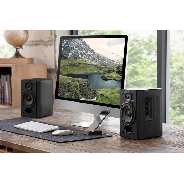 Акустична система Edifier Studio R1380DB 2.0 Bluetooth 5.1 (42 Вт) з пультом ДУ та регуляторами басів/високих частот для TV, PC, смартфону