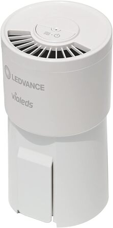 LEDVANCE UVC HEPA очищувач повітря з ультрафіолетом та HEPA-фільтром, портативний дезінфектор повітря для знищення вірусів і бактерій, мобільний очищувач для дому та офісу, живлення від USB